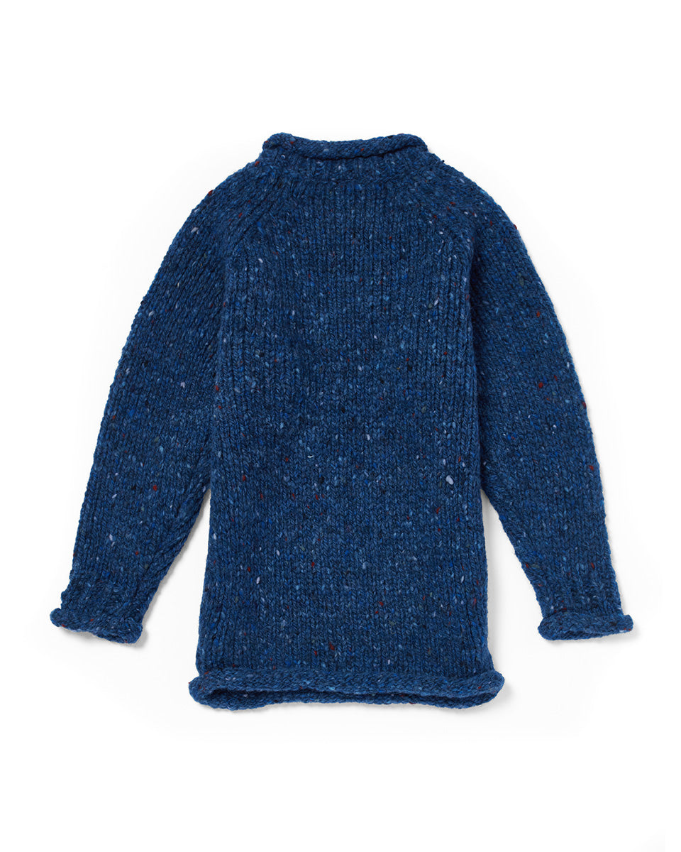 Aran Mini Irish Knit - Rollneck Raglan Crew R880-720