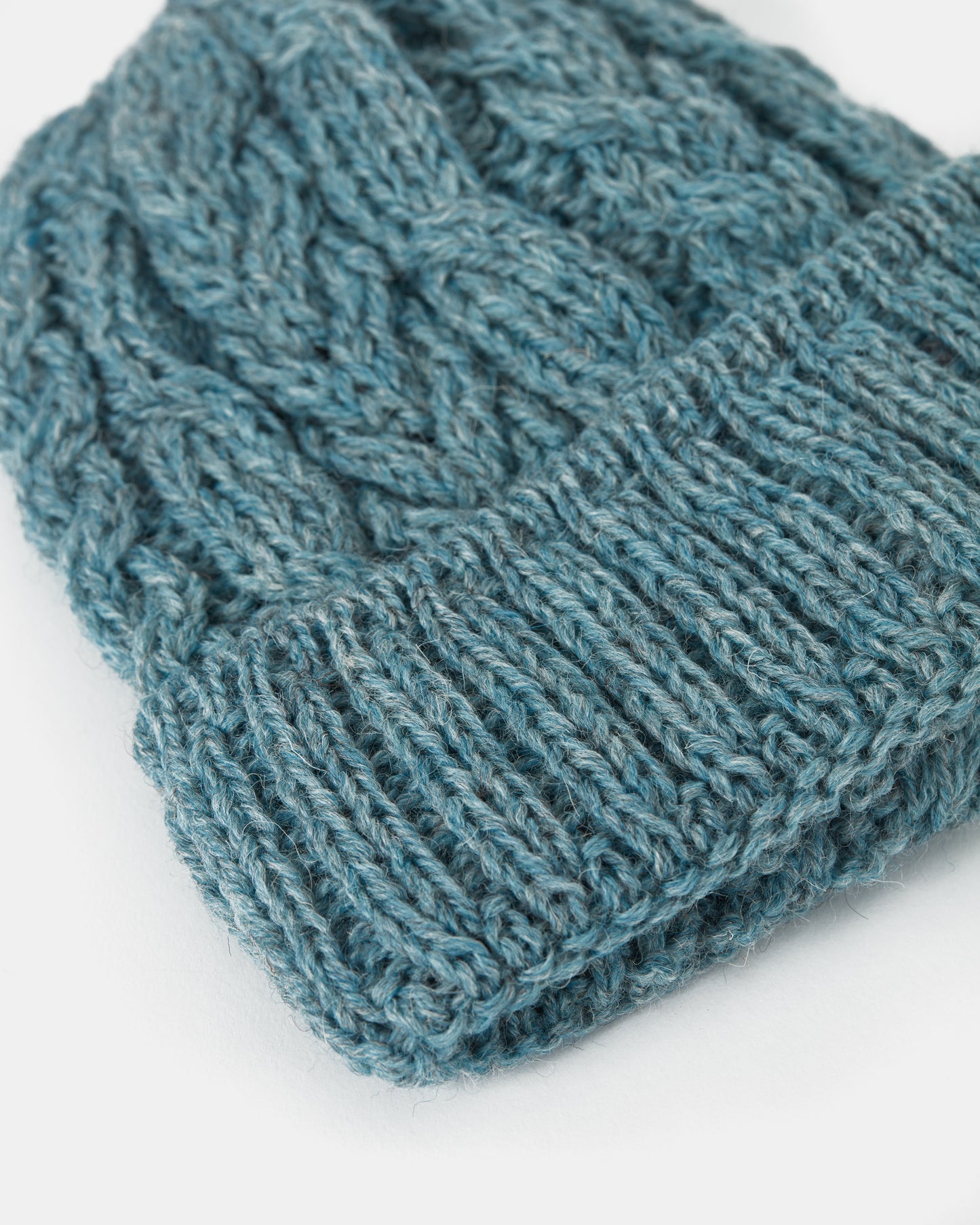 Aran Irish Knit Cable Toppluva - B387