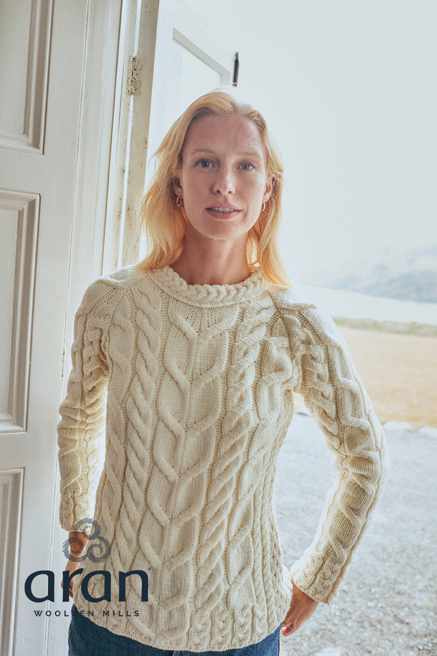 Aran Irish Knit - Listowel B951 - 367 Classic Aran White