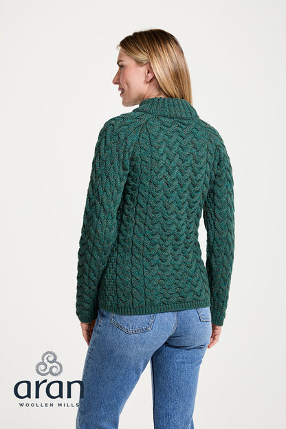 Aran Irish Knit - Knightstown Connemara Green B464-403