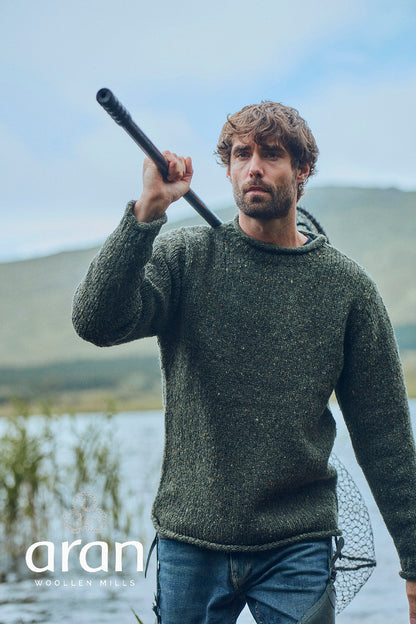 Men´s Aran Donegal Sweater - Mens - R193-628