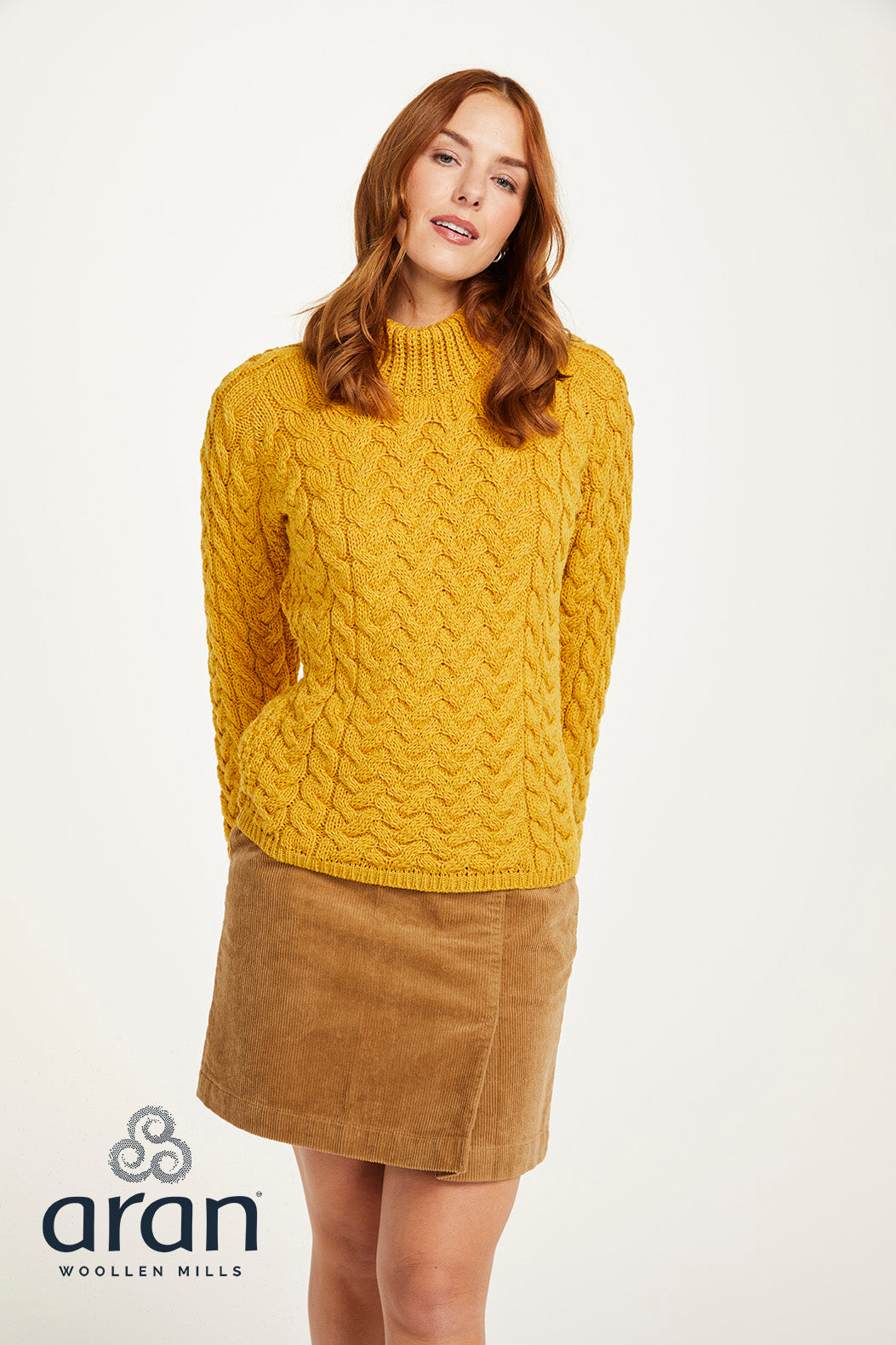 Aran Irish Knit - Knightstown  Sunflower B464-658