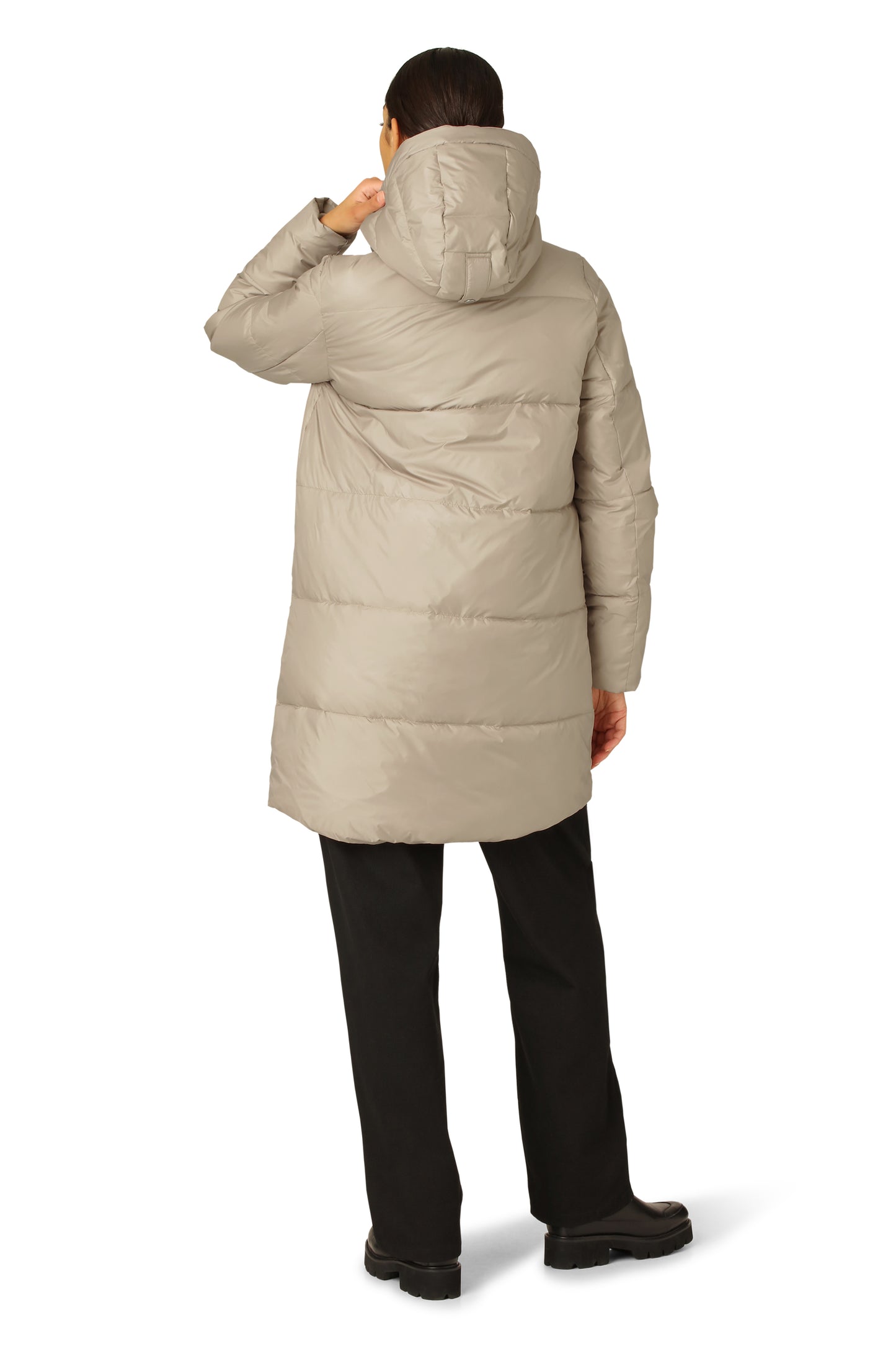 Ilse Jacobsen jacka med dunimmiterad fyllning -  WalkPep02 - Beige